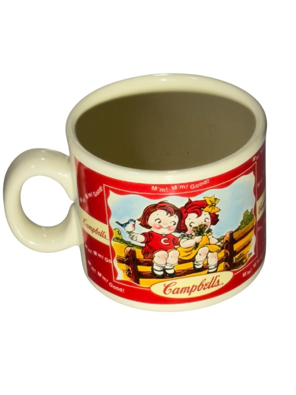 Set Of 2 Campbells Houston Harvest Ceramic Kids Mugs Vintage 1998 - Picture 3 of 11